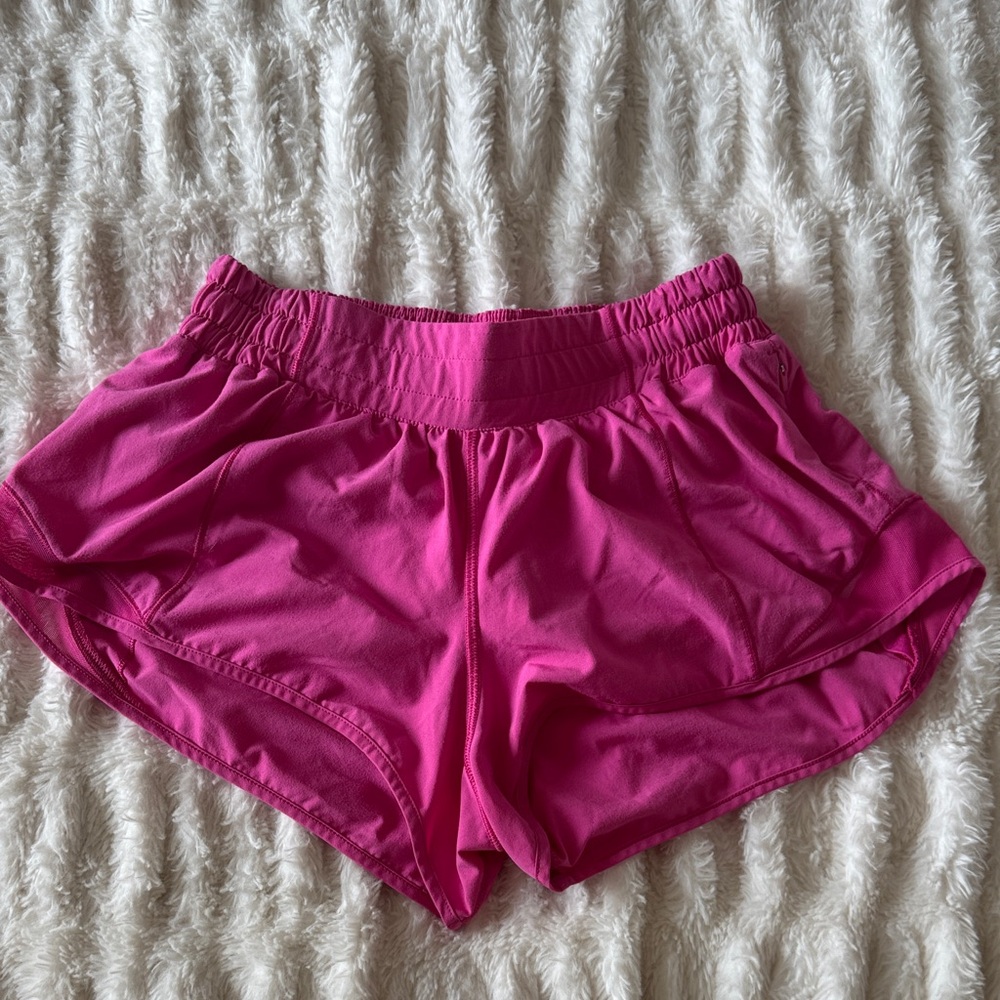 Bright Pink Lulu Hotty Hot Shorts